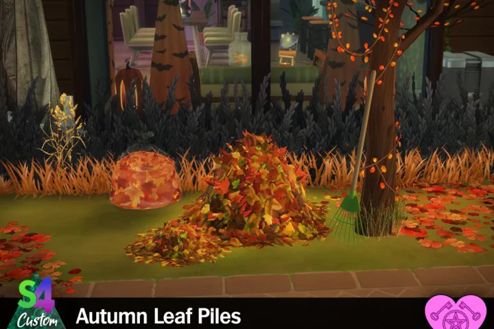 Autumn Leaf Piles