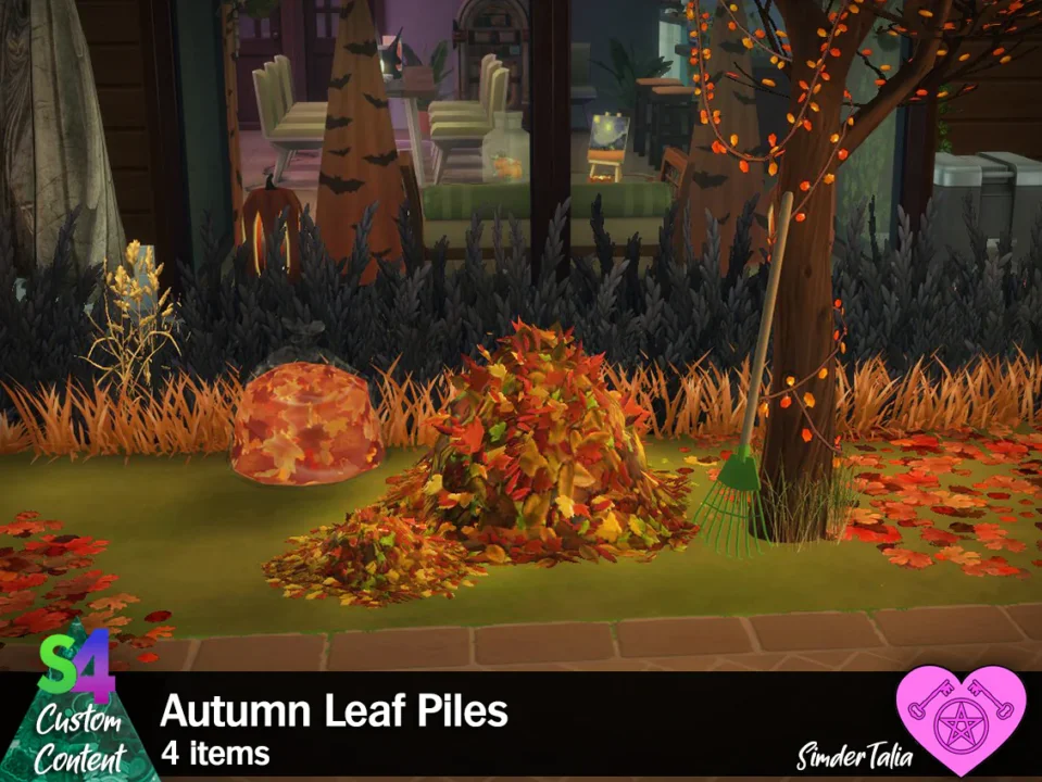 Autumn Leaf Piles