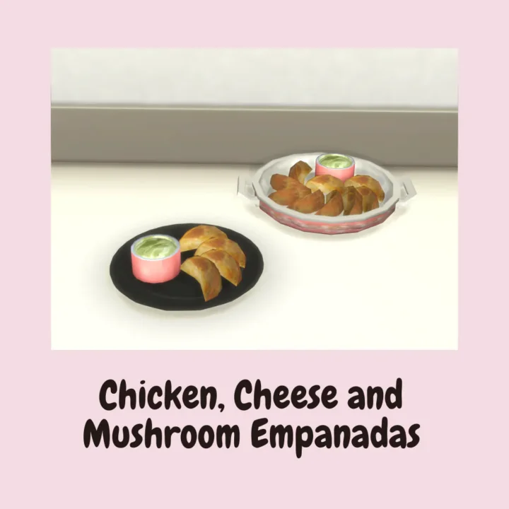 Chicken, Cheese and Mushroom Empanadas