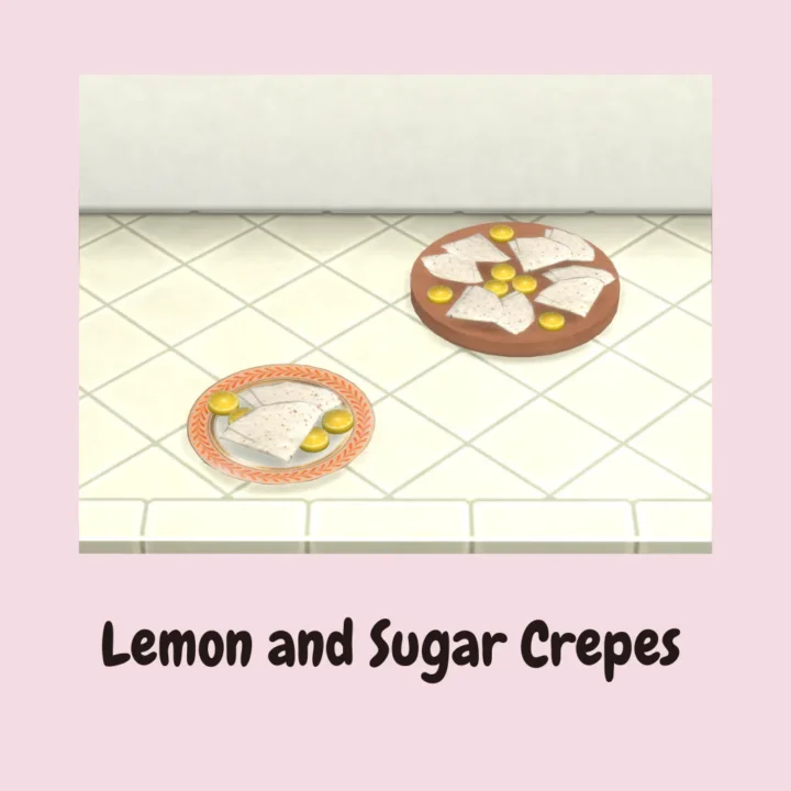 Lemon and Sugar Crepes
