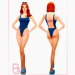 Woman Swimsuit - Becky - Version 1