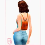 Grunge Mini Backpack For Woman