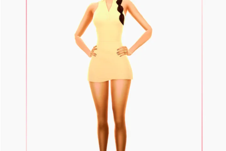 Woman Tennis Dress - Isabel - Version 1