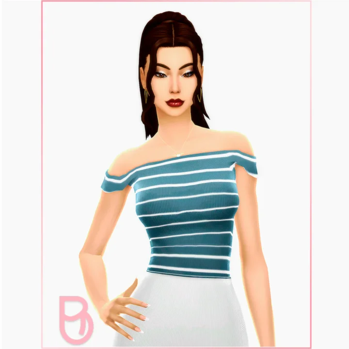 Woman Top - Navy - Version 3