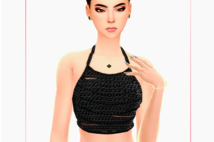 Woman Top - Sand Braided - Version 1