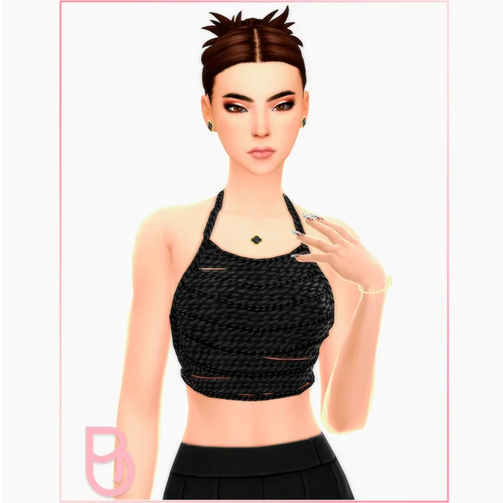 Woman Top - Sand Braided - Version 1