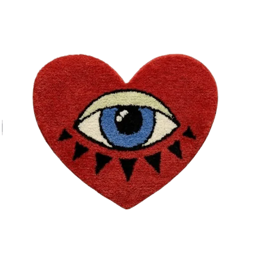 Heart rug
