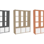 Modern Wooden Display Shelves