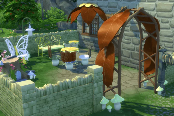 Recolor Enchanted Courtyard
