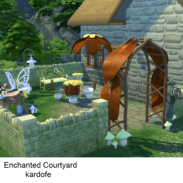 Recolor Enchanted Courtyard