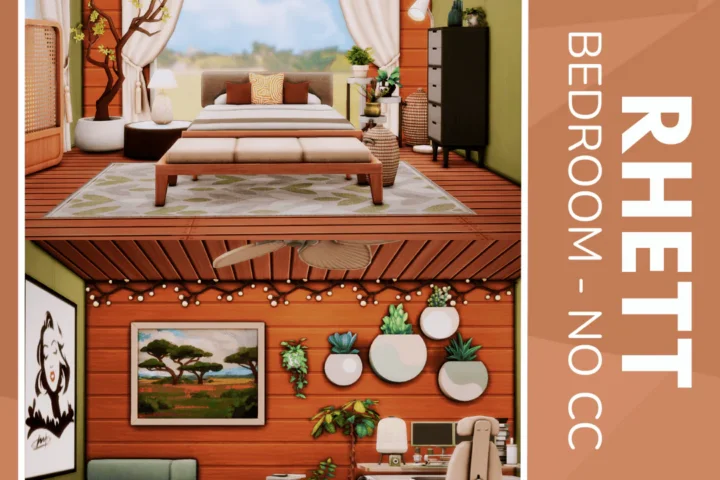 Rhett Bedroom - No CC