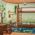 Triassic Bedroom - No CC