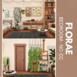 Florae Bedroom - No CC