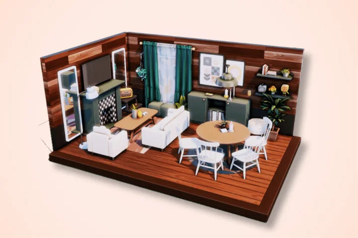 Izna Livingroom - No CC