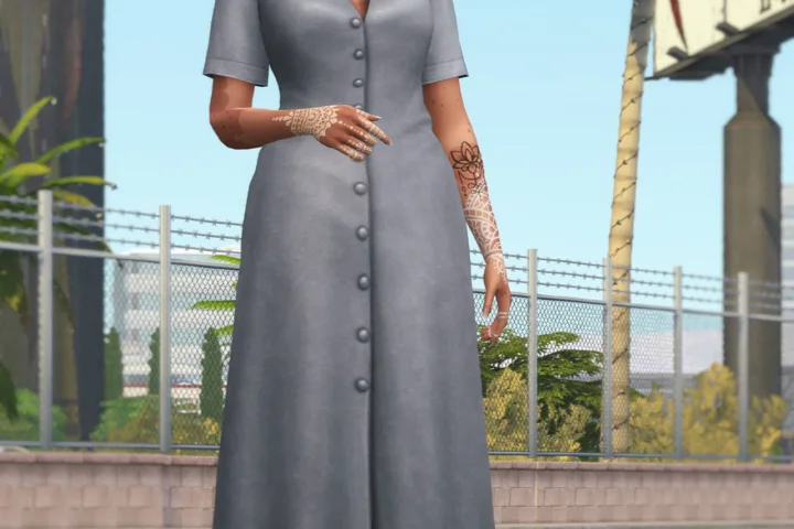 Urban City V - Dusty Shirt Dress