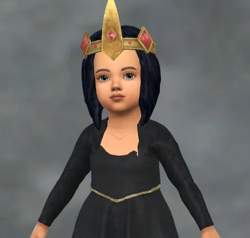 TSM Evil Witch Crown with Hair