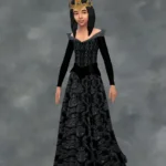 TSM Evil Witch Crown with Hair