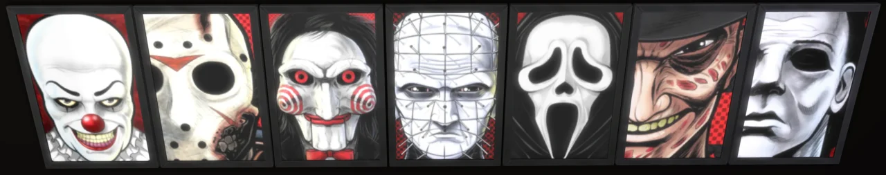 Horror Character Frames