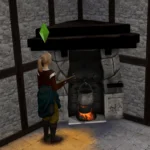 TSM Rustic Corner Hearth