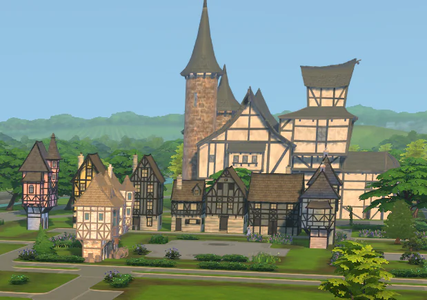 TSM Burdley Houses Set Hood Deco