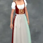 Windenburg Dirndl - Separates: Blouse and Two Skirts