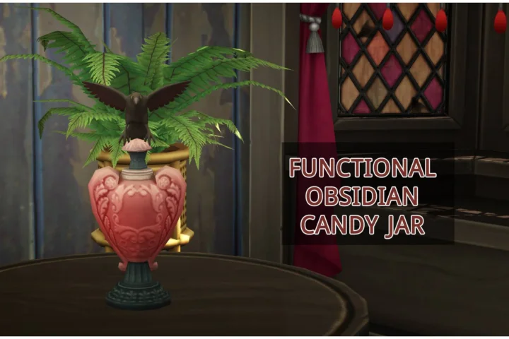 Functional Obsidian Candy Jar