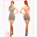 Woman Cover-Up Dress - Ocean - Version 3