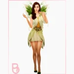 Woman dress - Leaf