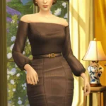 Vintage with Pearl II - Valeria Dress & Blouse SET