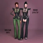 Dark Romance Collection - Viper Flare Pants