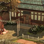English Autumn Farmhouse