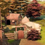 English Autumn Farmhouse