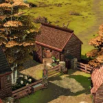 English Autumn Farmhouse