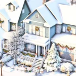 Two Christmas Family Houses