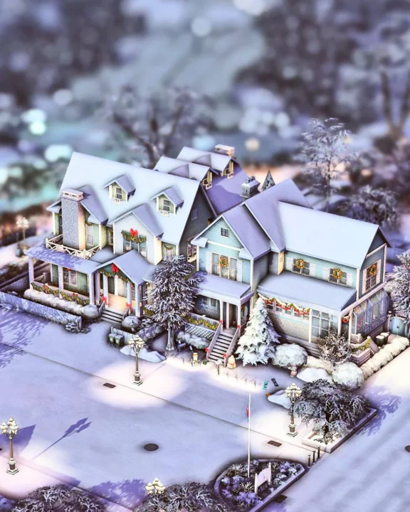 Two Christmas Family Houses
