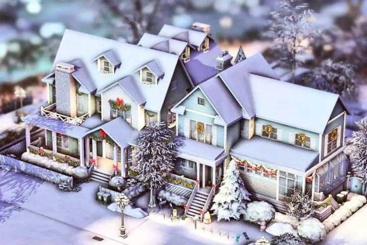 Two Christmas Family Houses