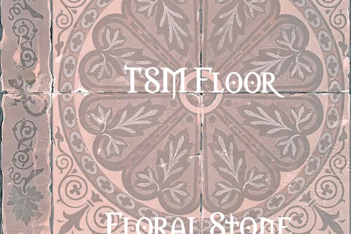 TSM Floor - Medieval Floral Stone