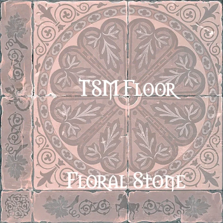 TSM Floor - Medieval Floral Stone