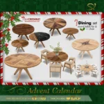 Advent Calendar 🎁 Day 11 - Dinette Set 🍽️