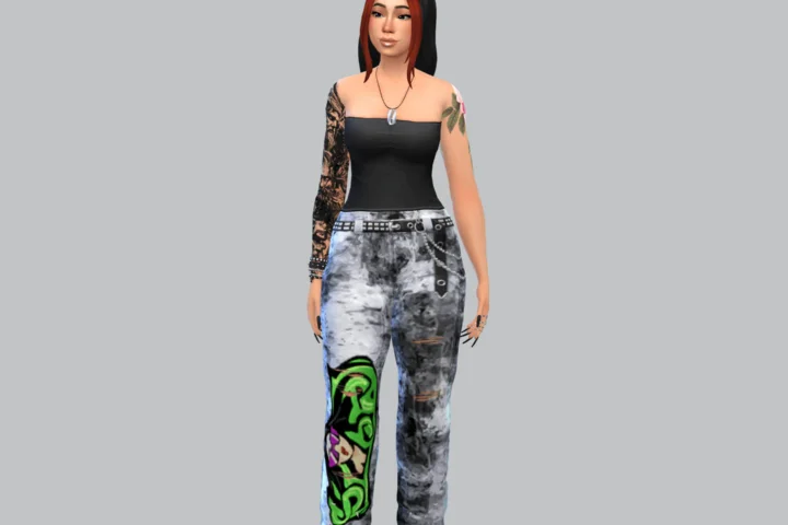 Grungy Jeans