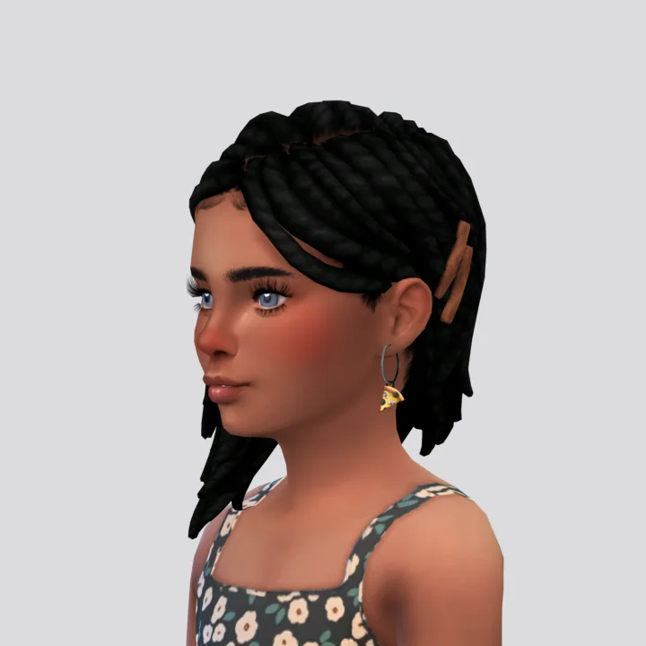 Pizza Hoop Earrings for Kids