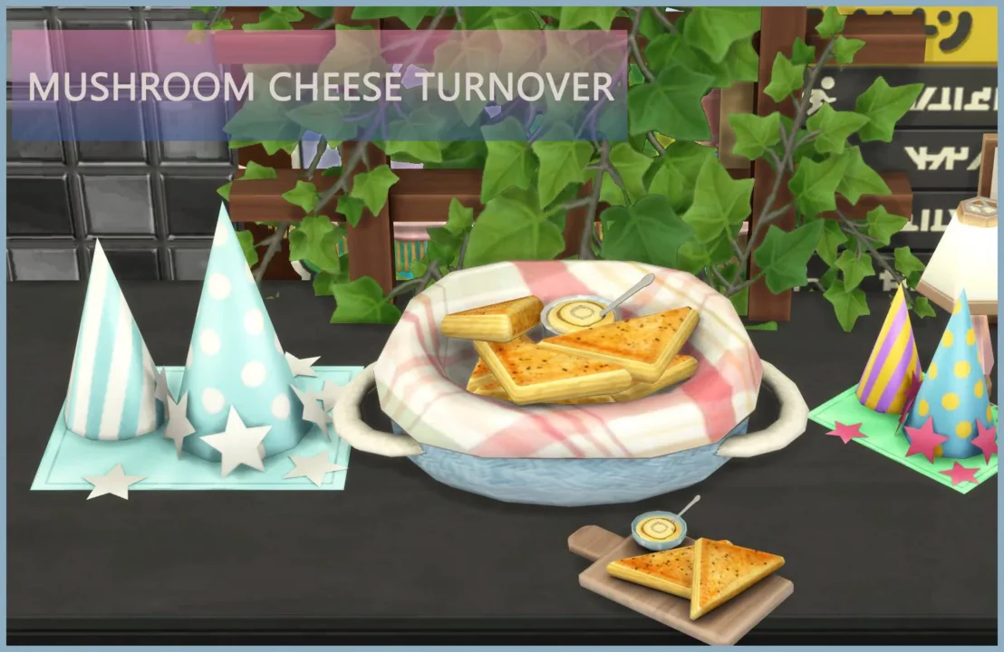 Mushroom Cheese Turnover
