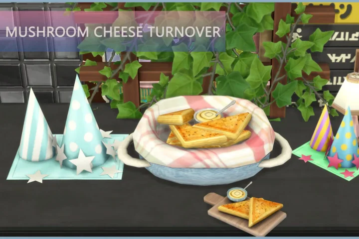 Mushroom Cheese Turnover