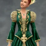 TSM Royal Queen Pointed Collar Dress for All Ages
