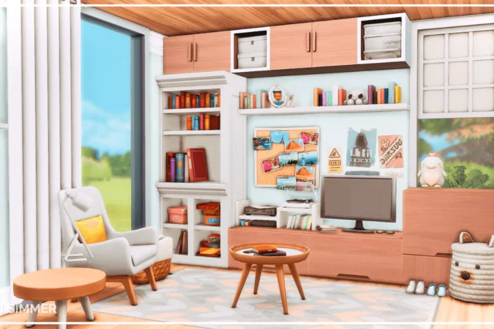 Elodie Living + Diningroom - No CC