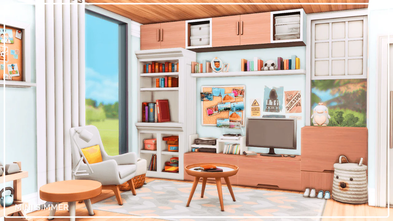 Elodie Living + Diningroom - No CC