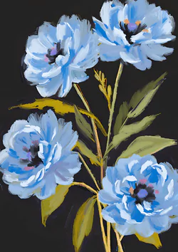 Flowers oil paintings