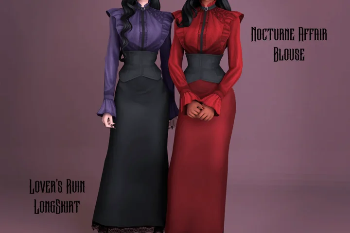 Dark Romance Collection - Nocturne Affair Blouse