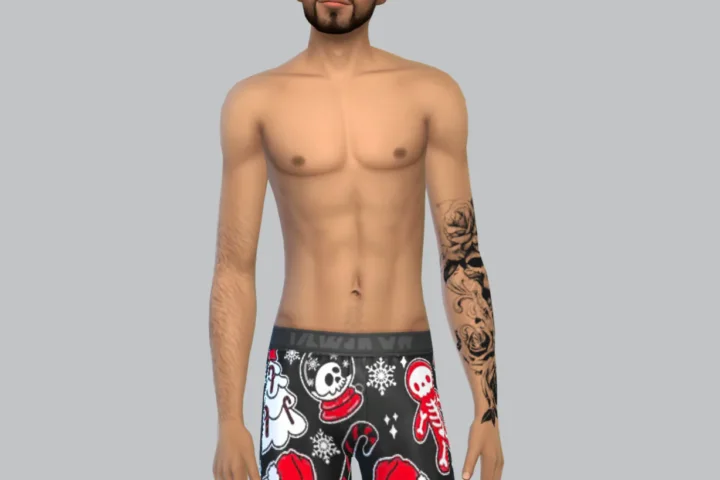 Gothmas Christmas PJs Mens
