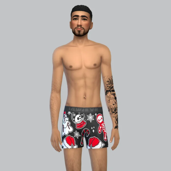 Gothmas Christmas PJs Mens